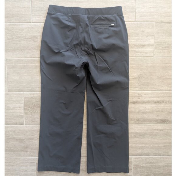 Vuori Womens Meta Wideleg Pant - Black - Picture 4 of 5